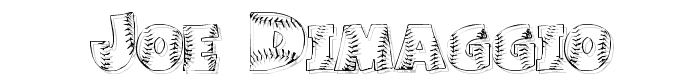 Joe DiMaggio font